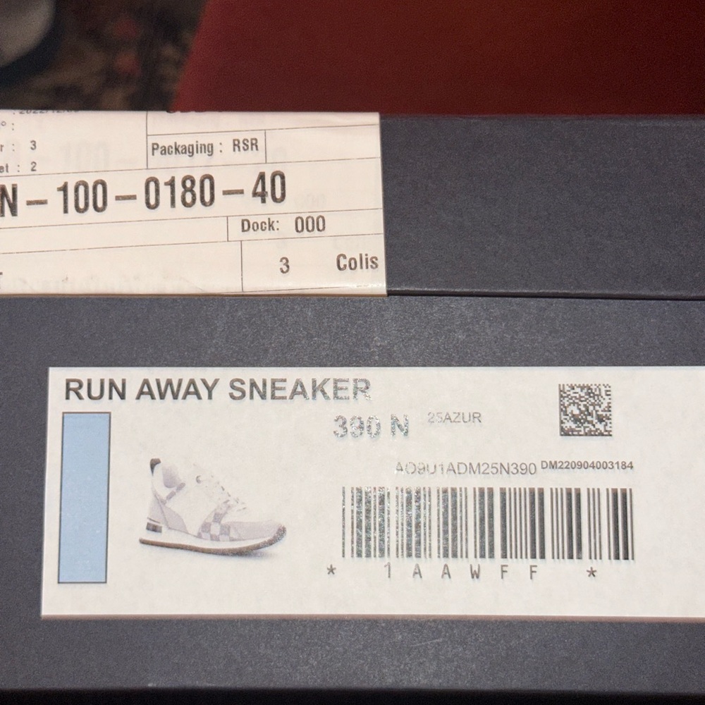 Louis Vuitton Run Away Sneakers - White and Gray